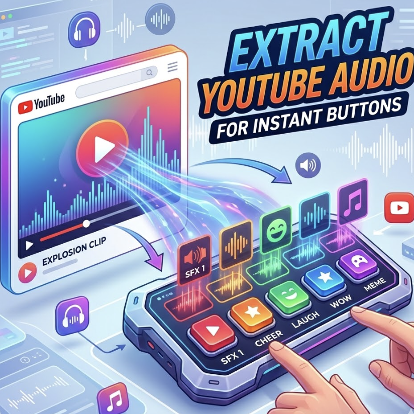 Extract YouTube Audio for Instant Buttons