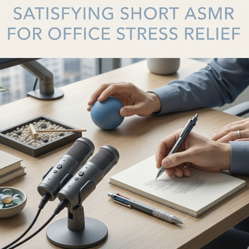 Satisfying Short ASMR for Office Stress Relief