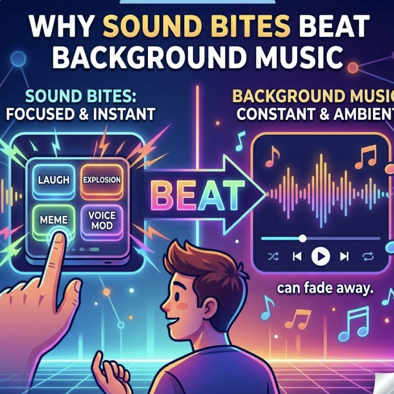 Why Sound Bites Beat Background Music